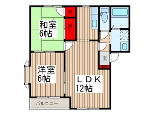 エスポワ－ルの物件間取画像